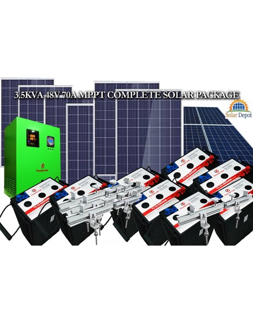 3.5kVA with AGM Solar System Package 